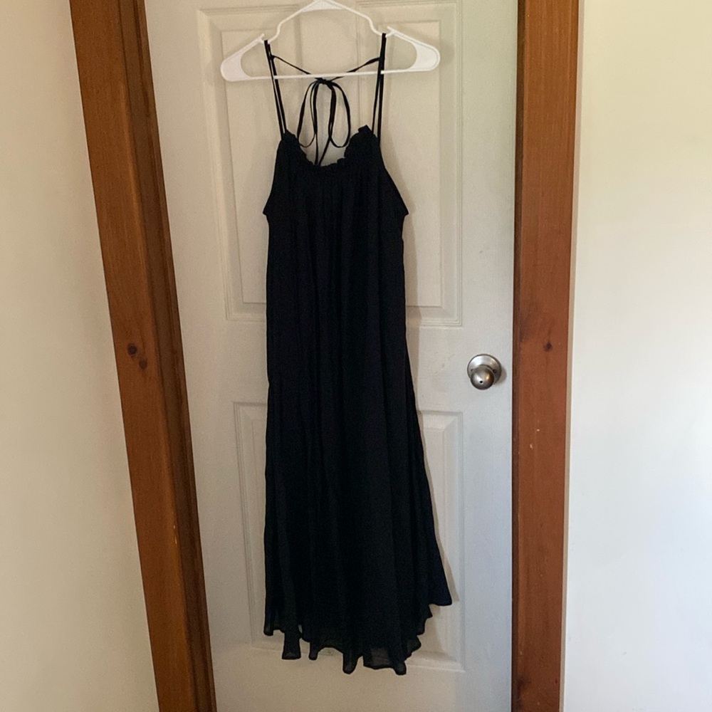 Black Boho Maxi Dress